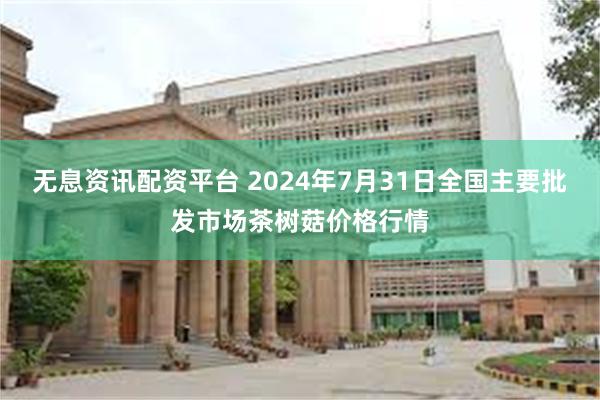 无息资讯配资平台 2024年7月31日全国主要批发市场茶树菇价格行情